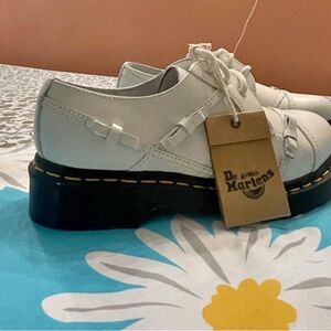Dr. Martens White Combat Boots